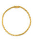ფოტო #3 პროდუქტის 18k Yellow Gold Solid Paperclip Link Chain Bracelet