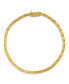 Фото #3 товара 18k Yellow Gold Solid Paperclip Link Chain Bracelet