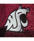 Women's Crimson, Black Washington State Cougars Plaid Sherpa Quarter-Zip Pullover Jacket