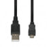 iBOX IKU2M18 - 1.8 m - USB A - Micro-USB B - USB 2.0 - Male/Male - Black