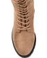 ფოტო #4 პროდუქტის Women's Jenicca Extra Wide Calf Lace Up Boots