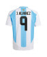 ფოტო #2 პროდუქტის Big Boys and Girls Julian Alvarez White Argentina National Team 2024 Home Replica Jersey