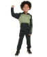 ფოტო #4 პროდუქტის Little & Toddler Boys Mélange Hooded Jacket & Jogger Pants, 2 Piece Set