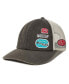 Фото #1 товара Men's and Women's Gray NASCAR Unstructured Trucker Snapback Hat