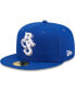 Фото #4 товара Головной убор мужской New Era кепка Blue Biloxi Shuckers Authentic Collection 59FIFTY