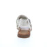 Фото #7 товара Miz Mooz Fifi 279048 Womens White Leather Hook & Loop Strap Sandals Shoes 6