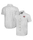 Фото #3 товара Men's NFL x Darius Rucker Collection by White Tampa Bay Buccaneers Woven Short Sleeve Button Up Shirt