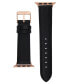 Фото #4 товара Women's Black Apple Leather Band Compatible with 38/40/41mm Apple Watch