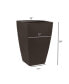 Фото #2 товара Modern Planter Tall Square Espresso 12in x 19in