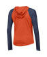 Women's Orange Auburn Tigers Gameday Mesh Performance Raglan Hooded Long Sleeve T-shirt