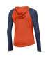 Women's Orange Auburn Tigers Gameday Mesh Performance Raglan Hooded Long Sleeve T-shirt Оранжевый, M - фото #3