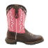 Durango Benefiting Stefanie Spielman Square Toe Cowboy Womens Brown, Pink Casua