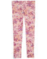 Kid Floral Print Stretch Leggings 8