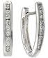 Фото #1 товара Серьги Macy's Extra Small Hoop White Gold