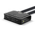 Фото #1 товара Lindy 2 Port DisplayPort 1.2 - USB-C Cable KVM Switch - 3840 x 2160 pixels - 4K Ultra HD - Black