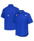 ფოტო #1 პროდუქტის Men's Royal New York Mets Tamiami Omni-Shade Button-Down Shirt