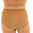 Plus Size Nude Shade Smooth High Waisted Brief Panty