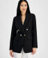 Фото #1 товара Women's Double Breasted Blazer, Created for Macy's