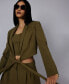 ფოტო #11 პროდუქტის Women's Cropped Wrap Jacket