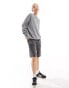 Фото #3 товара Daisy Street washed grey oversized sweatshirt with athletic graphic