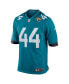 Фото #3 товара Men's Travon Walker Teal Jacksonville Jaguars 2022 Nfl Draft First Round Pick Game Jersey