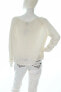 Joie Womens 'Zeta' Porcelain-New Moon Knit Pullover Sweater White Size Small