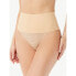 Фото #1 товара Sofia Intimates by Sofia Vergara Thong Panties Women's Small Beige Seamless Lace