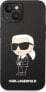 Karl Lagerfeld Etui Karl Lagerfeld KLHMP14MSNIKBCKApple iPhone 14 Plus hardcase czarny/black Silicone Ikonik Magsafe