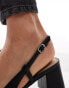 ALDO Bialle Heeled Shoe in Black Leather