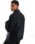 ASOS DESIGN embroidered worker jacket in black Черный, XS - Chest 36 - фото #3