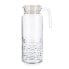 Jar with Lid and Dosage Dispenser Luminarc Cheqs Transparent Glass 1,3 L