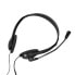 LogiLink HS0052 - Headset - Head-band - Office/Call center - Black - Binaural - Rotary