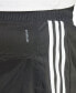 Plus Size Pacer Training 3-Stripes Woven High-Rise Shorts
