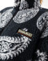 Фото #4 товара Napapijri zip up paisley print fleece in black