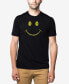 Фото #1 товара Men's Premium Blend Word Art Be Happy Smiley Face T-shirt