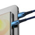 Фото #9 товара Kabel przewód do szybkiego ładowania Glimmer USB-A - USB-C 1m - niebieski