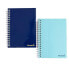 Фото #2 товара LIDERPAPEL Spiral notebook pocket eighth smart soft cover 80h 60gr square 4 mm