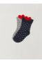 Фото #6 товара Desenli Kız Bebek Çorabı 2'li Paket