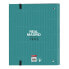 Ring binder Real Madrid C.F. White Turquoise Green 27 x 32 x 3.5 cm (30 mm)