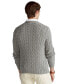 Фото #2 товара Men's Cable-Knit Cotton Sweater