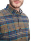 Men's Big & Tall Westley Regular-Fit Plaid Button-Down Brushed Twill Shirt