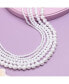 ფოტო #3 პროდუქტის Women's Snowball Multi-Layered Necklace
