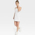 Women's Asymmetrical Dress - All in Motion White L