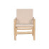Фото #4 товара Кресло мягкое Home ESPRIT Белое Бежевое Натуральный Хлопок 61 x 50 x 90 см