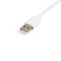 StarTech.com 1 m (3 ft.) 2 in 1 Charging Cable - USB to Lightning or Micro-USB for iPhone / iPad / iPod / Android - Apple MFi Certified - Multi Phone Charger - USB 2.0 - 1 m - USB A - Micro-USB B - USB 2.0 - White