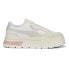 Puma Mayze Stack Luxe Platform Womens Off White, White Sneakers Casual Shoes 38