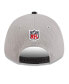 Фото #5 товара Men's Gray, Black New England Patriots 2023 Sideline 9FORTY Adjustable Hat