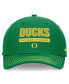 Фото #3 товара Men's and Women's Oregon Ducks 2024 Sideline Adjustable Hat