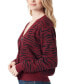 Фото #3 товара Women's Buffalo Plaid Jacquard Button-Front Cardigan Sweater