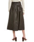 Фото #2 товара Vince Leather Skirt Women's